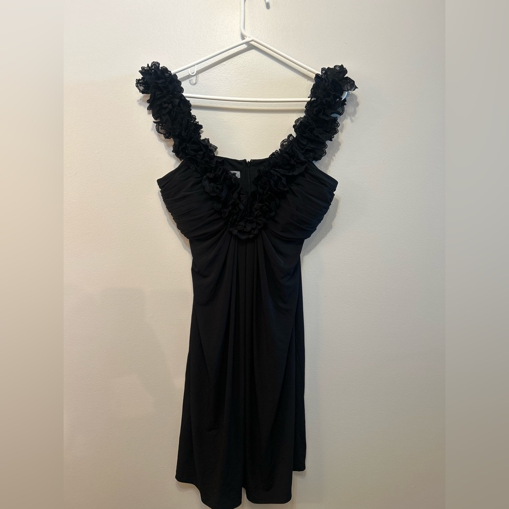 Melanie Lyne Little Black Cocktail Dress, size 12